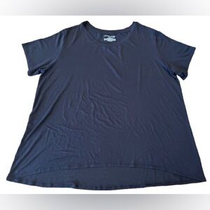 Nottibianche Women's Black Basic Tee-Top Size 2X